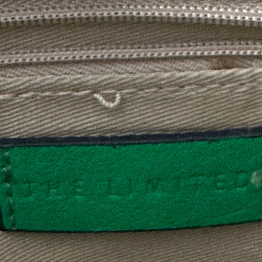The Limited, Emerald Green, Gold accent Clutch, Faux Leather. - Picture 6 of 7